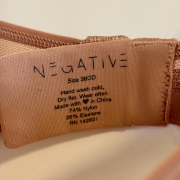 Negative Underwear Sieve Demi Bra in Buff - Picture 3 of 10